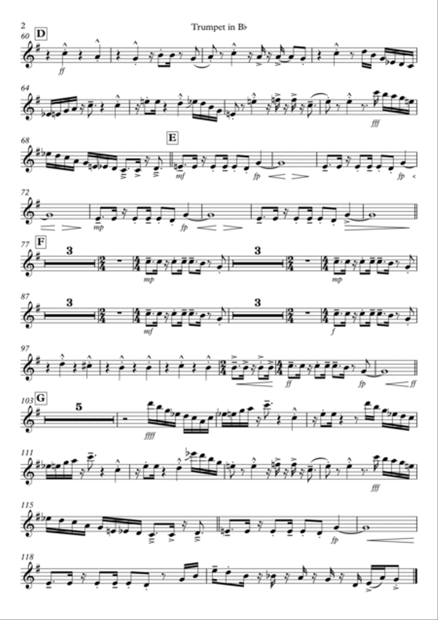 Africa Tenor Saxophone scores gallery preview page 6