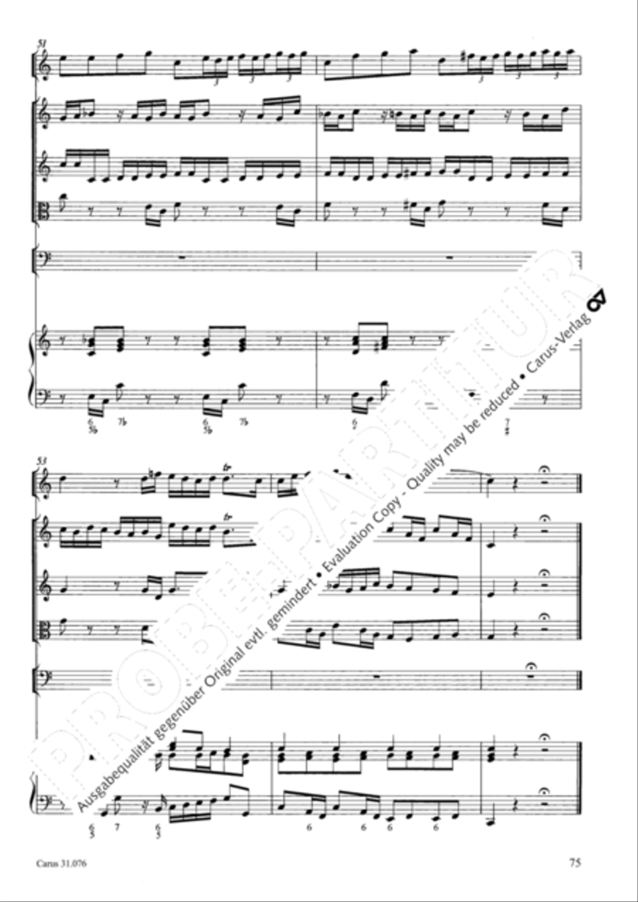 The heavens are telling the Father's glory (Die Himmel erzahlen die Ehre Gottes) 4-Part scores gallery preview page 76