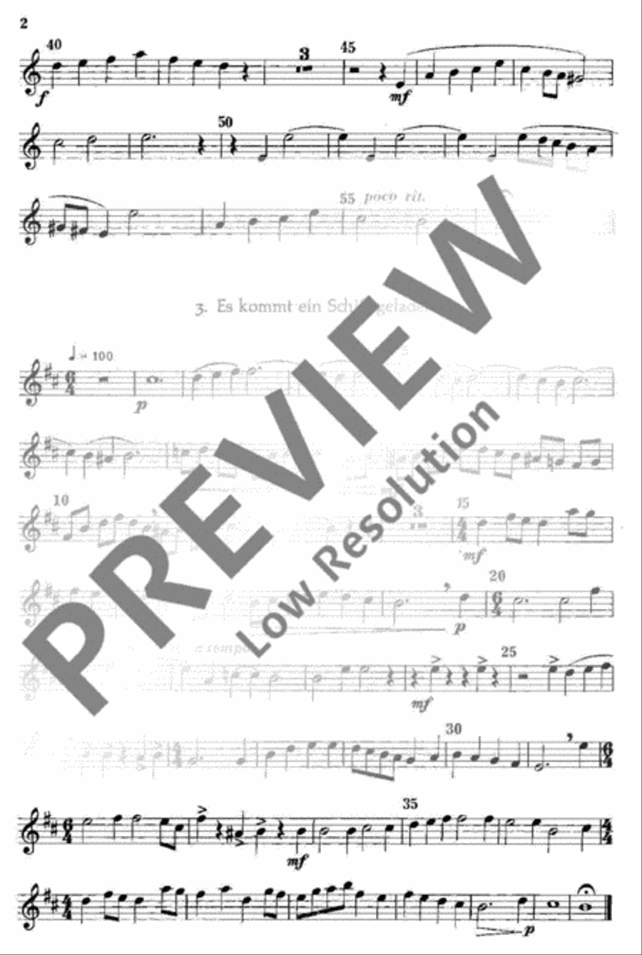 O Heiland, reiß die Himmel auf Choir scores gallery preview page 3
