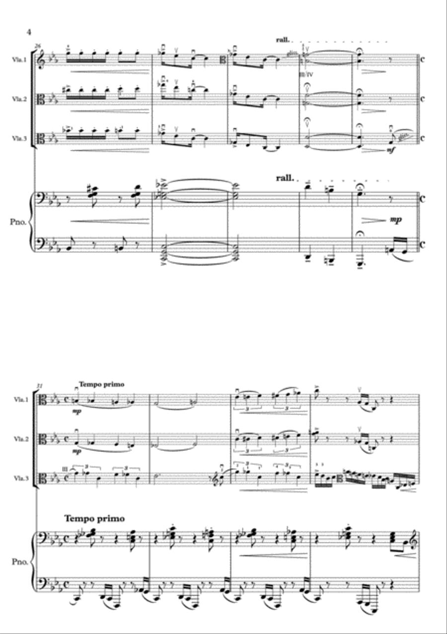Gershwin - 'It Ain't Necessarily So' - 3 Violas Viola Trio Viola Group & Piano Small Ensemble scores gallery preview page 4