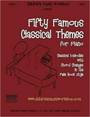 Book cover for Fifty Famous Classical Themes for Piano