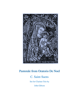 Book cover for Pastorale from Oratorio De Noel for Clarinet Trio