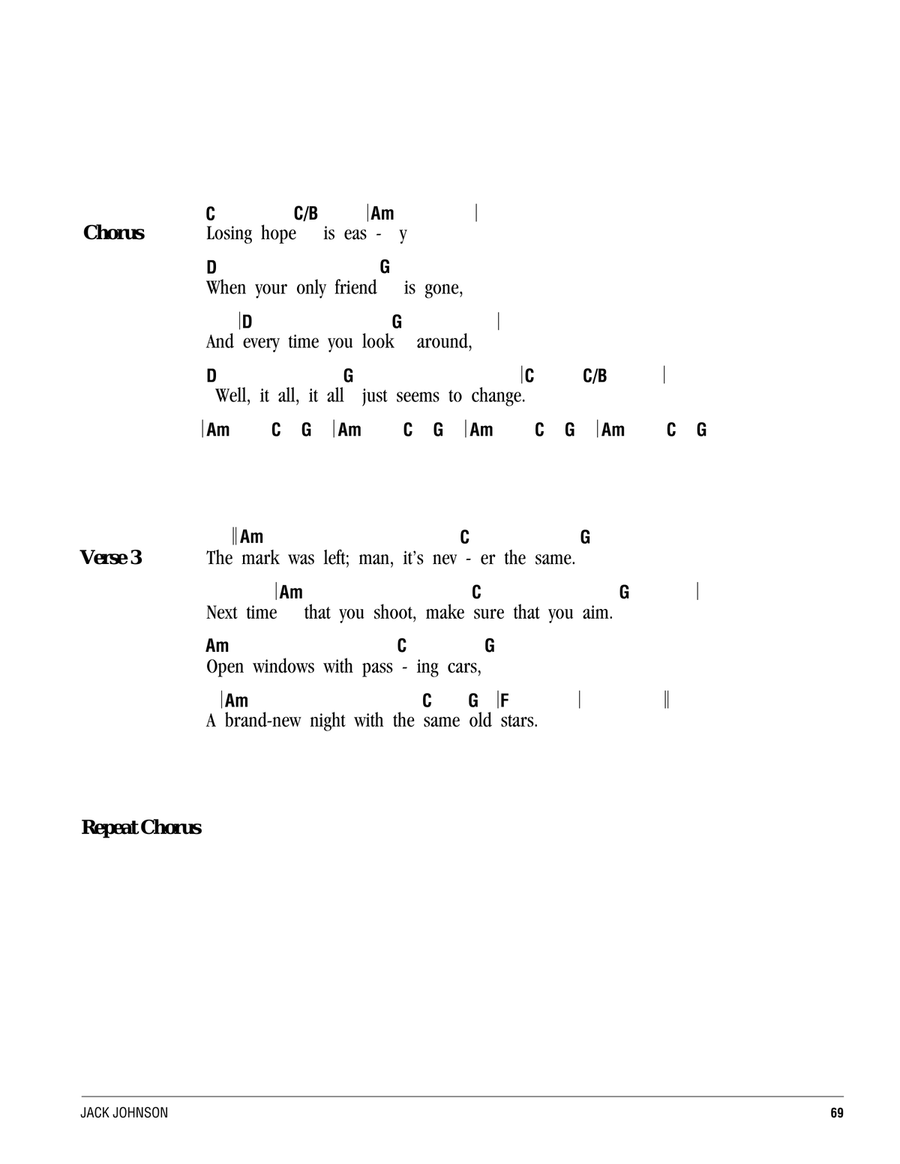 Losing Hope Acoustic Guitar scores gallery preview page 2