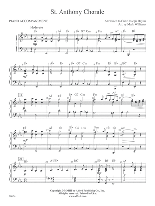 St. Anthony Chorale: Piano Accompaniment