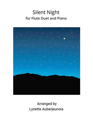 Book cover for Silent Night - Flute Duet and Piano
