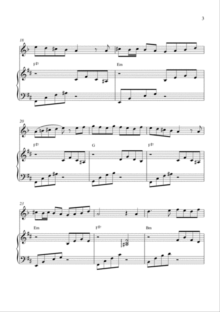 La Rosa Enflorece (The Rose Flowers) Clarinet Solo scores gallery preview page 3