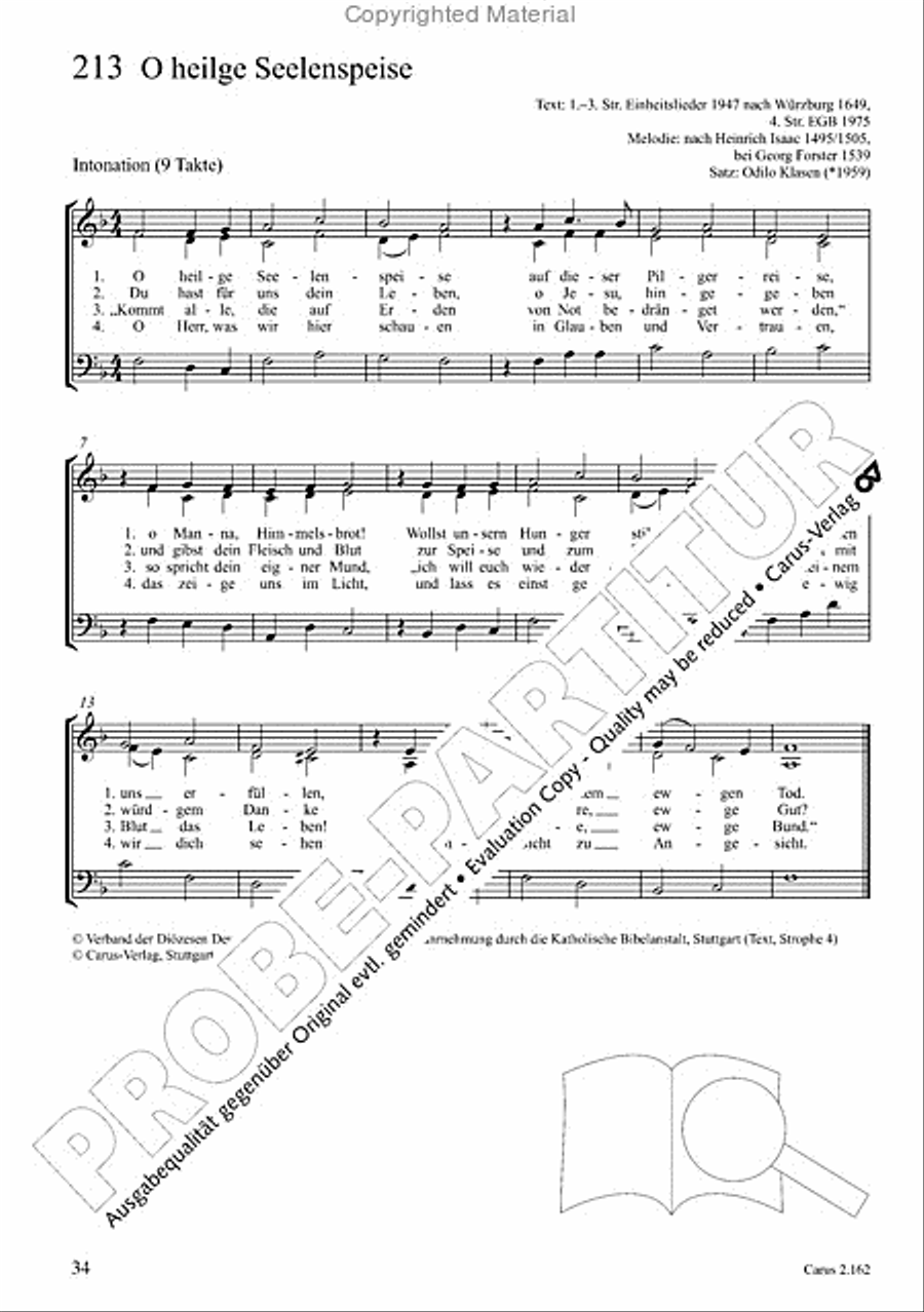 Chorbuch Gotteslob SAM 3-Part scores gallery preview page 35