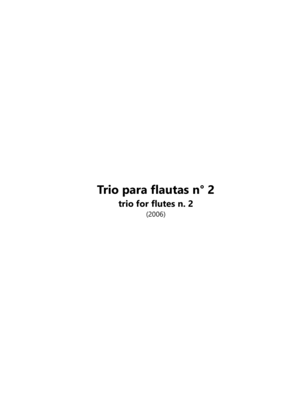 Trio para Flautas n° 2