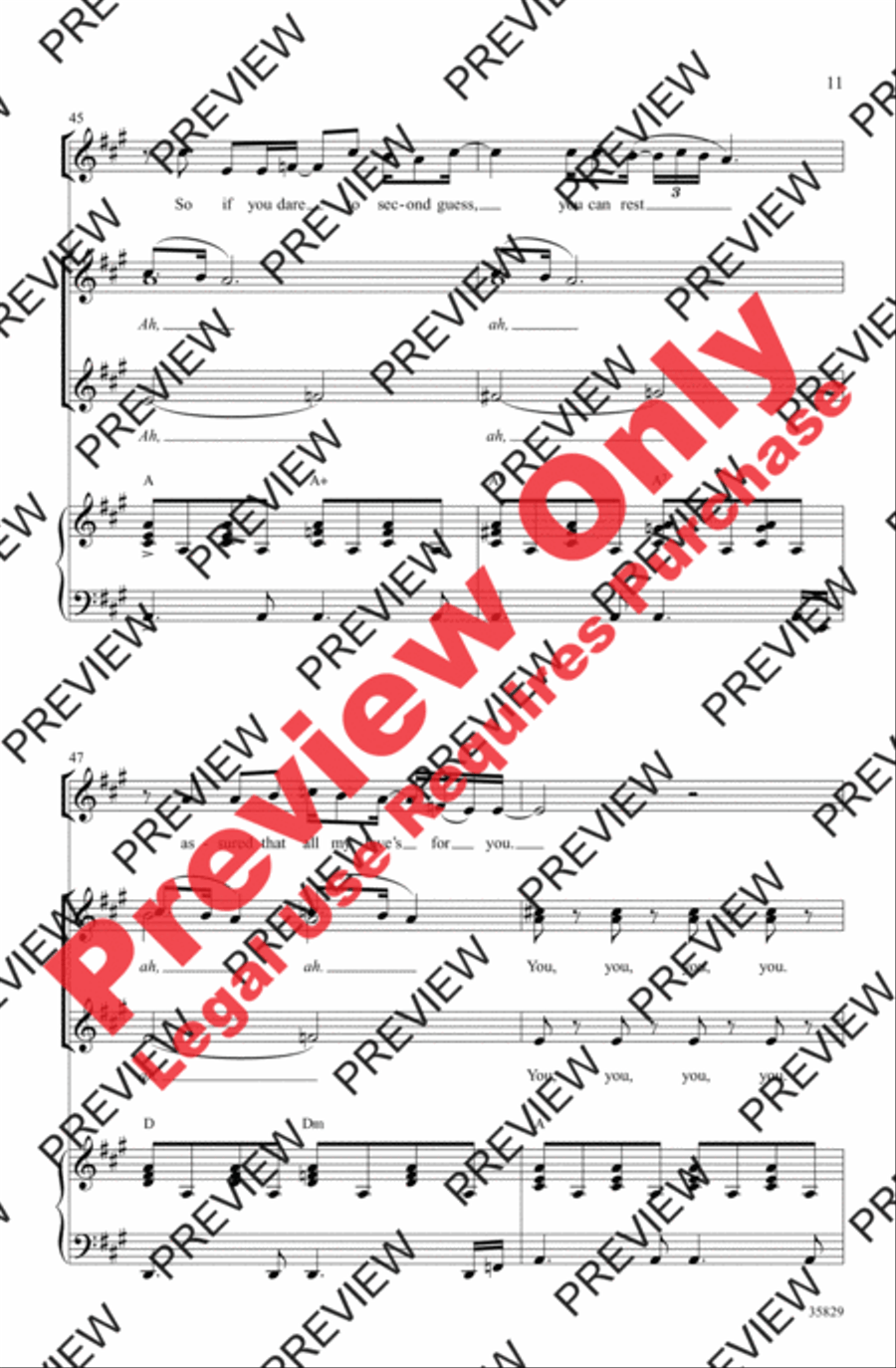 Green Day on Stage: Selections from American Idiot Women's Choir scores gallery preview page 11