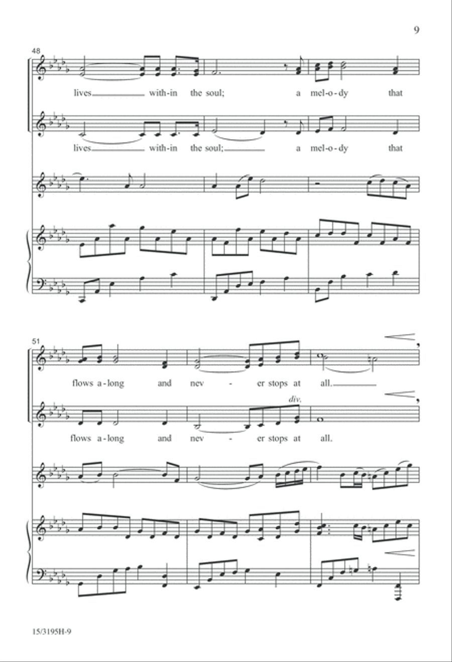 Hope is the Breath of Music SSA scores gallery preview page 9