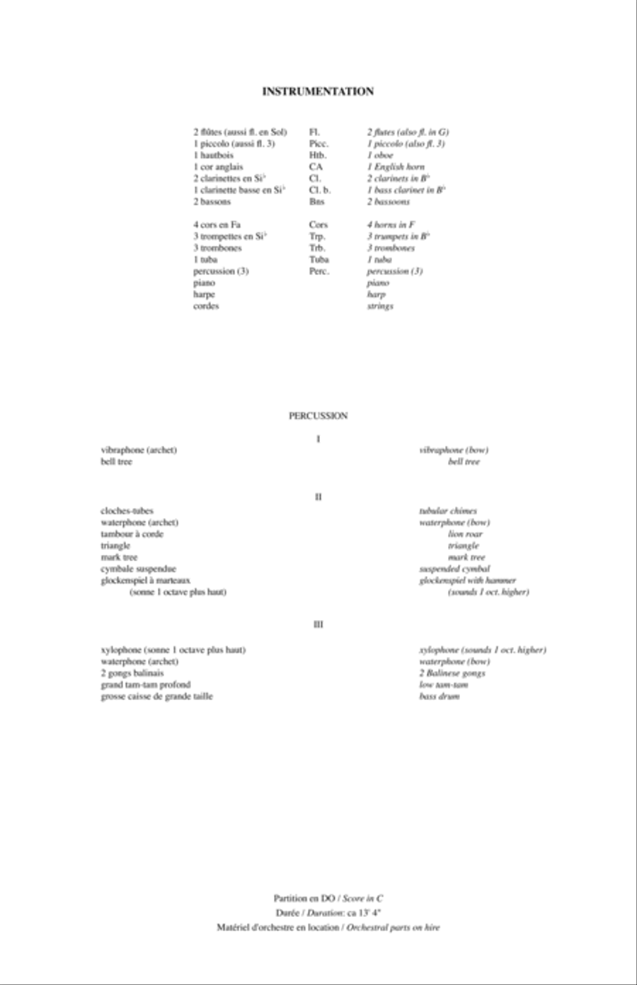Die Stelle der Zwillinge Orchestra scores gallery preview page 4