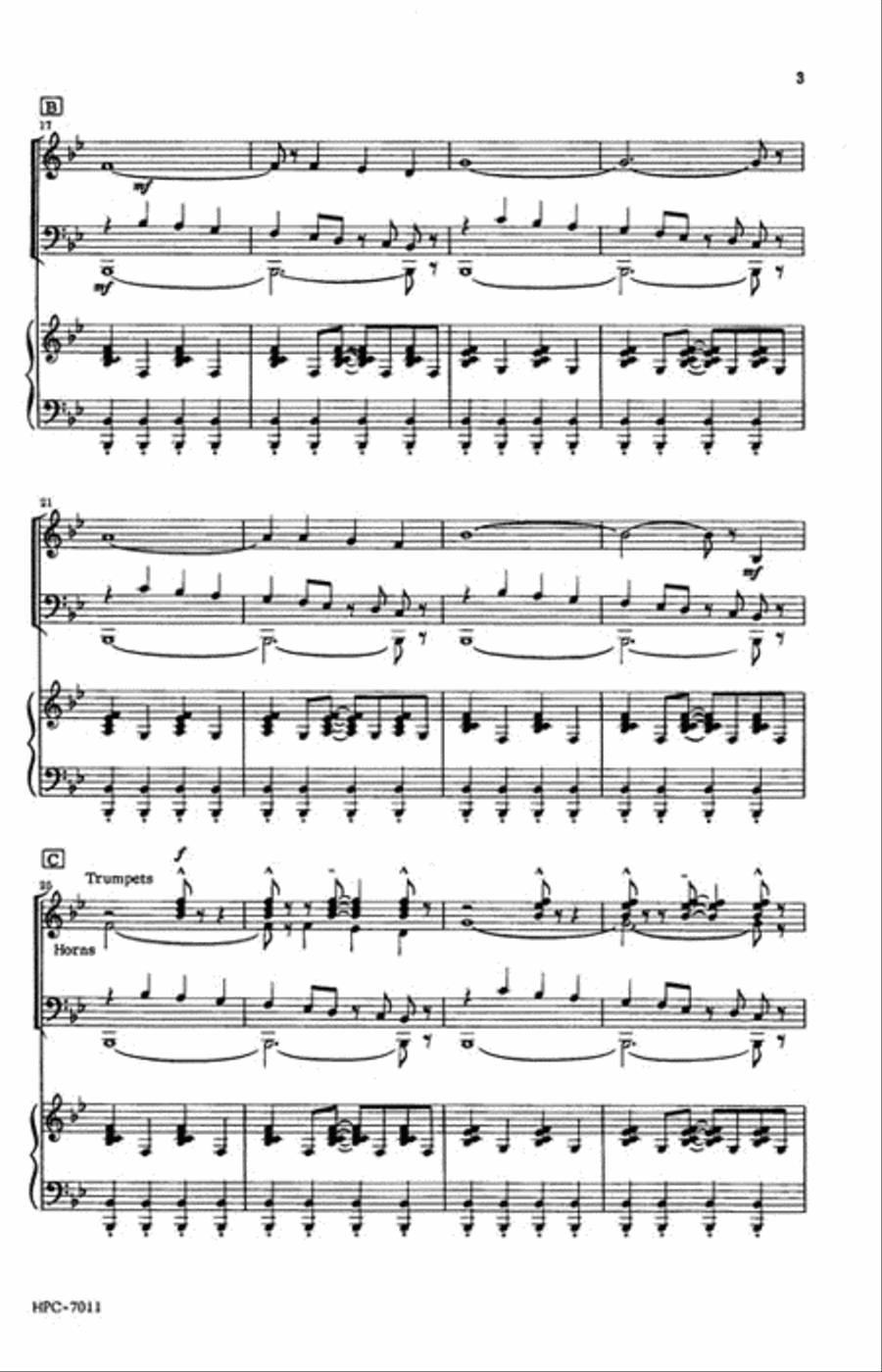 My Soul Doth Magnify the Lord 4-Part scores gallery preview page 3