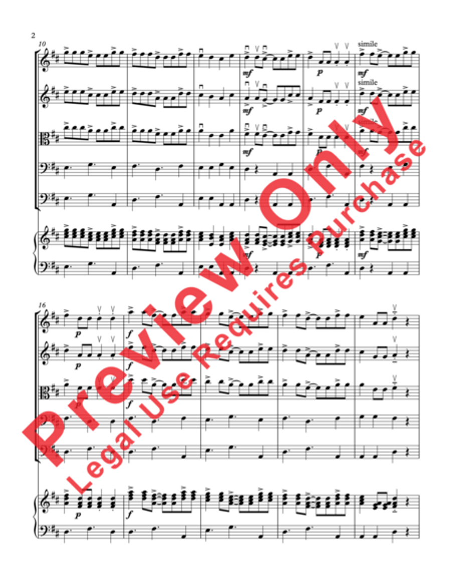 Sanchito's Samba String Orchestra scores gallery preview page 5