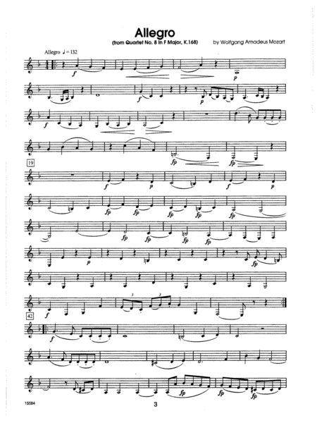 Classics For Clarinet Quartet - 3rd Bb Clarinet image number null