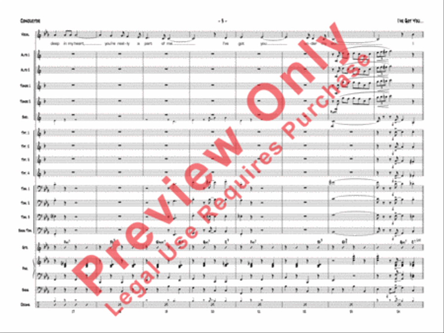 I've Got You Under My Skin Jazz Ensemble scores gallery preview page 6