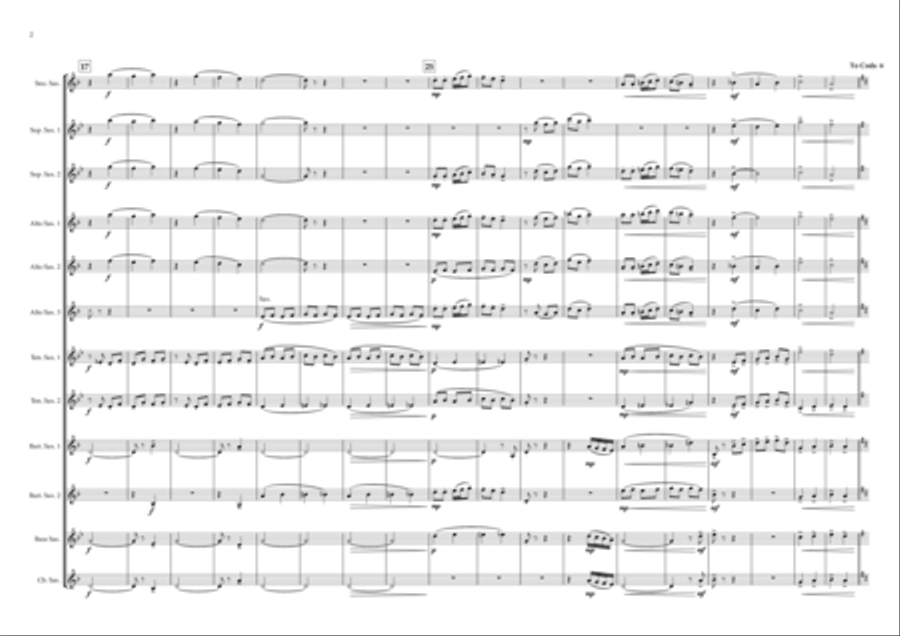 Wenceslas Takes A Sleigh Ride Woodwind Ensemble scores gallery preview page 2
