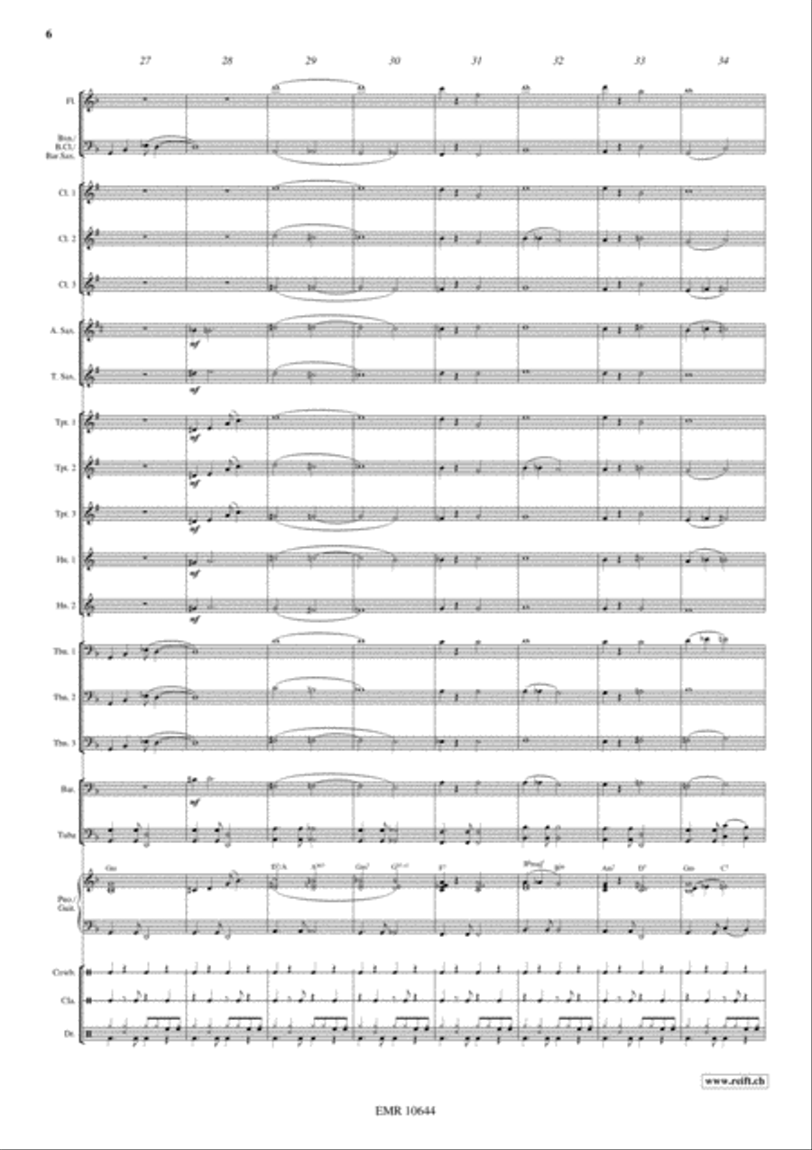 Latino Concert Band scores gallery preview page 7
