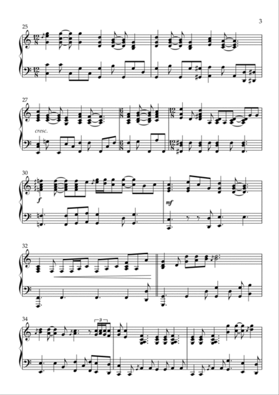 I Guess That's Why They Call It The Blues Piano Solo scores gallery preview page 3