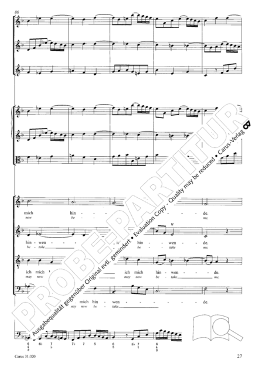 Eternity, thou thundrous word (O Ewigkeit, du Donnerwort) ATB scores gallery preview page 28