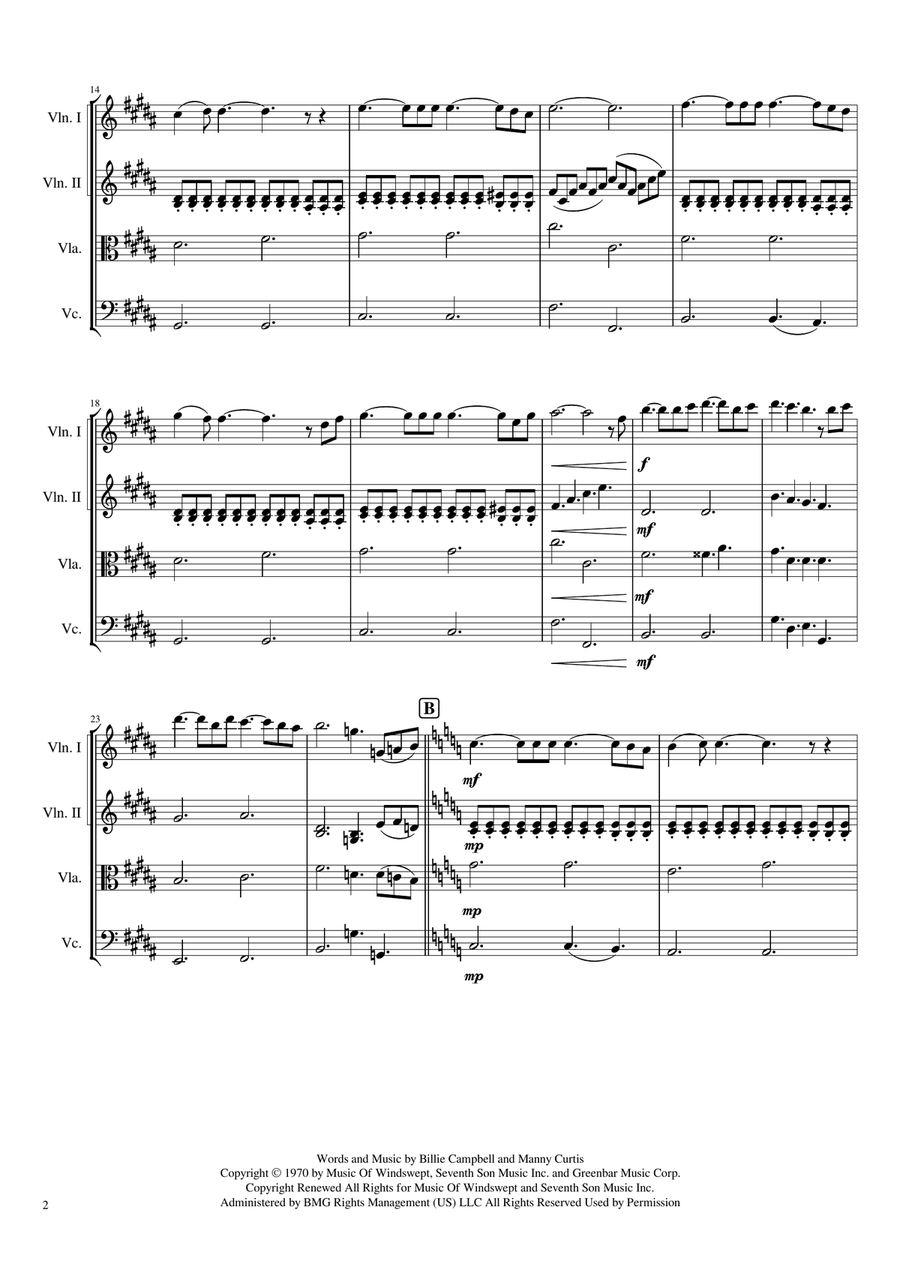 One Pair Of Hands String Quartet scores gallery preview page 2