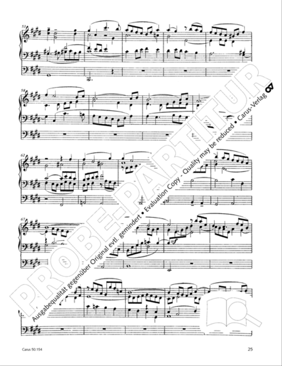 Organ Sonata No. 12 in D flat major Organ Solo scores gallery preview page 26