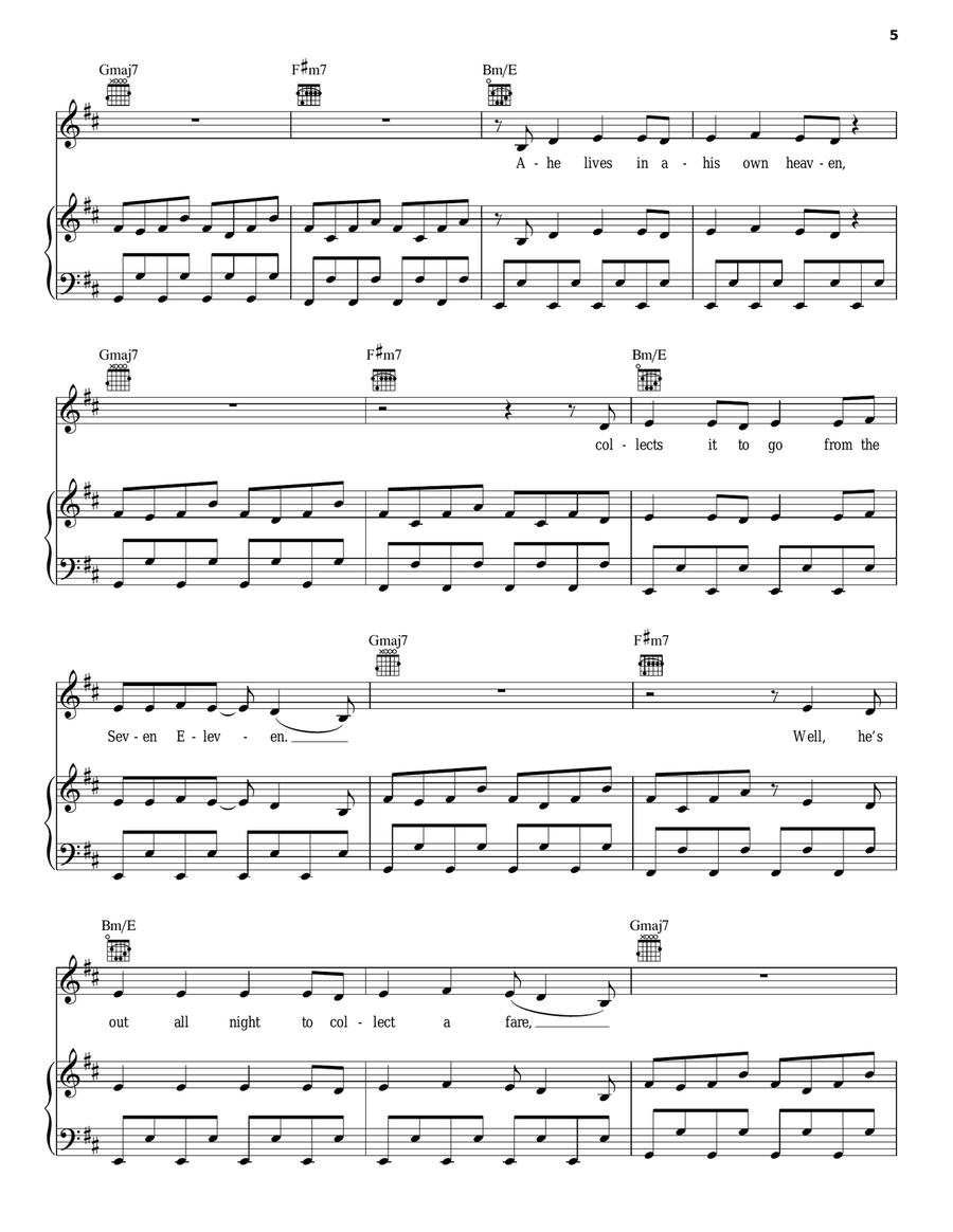 Rebel Yell Rebel Yell Piano, Vocal, Guitar scores gallery preview page 5