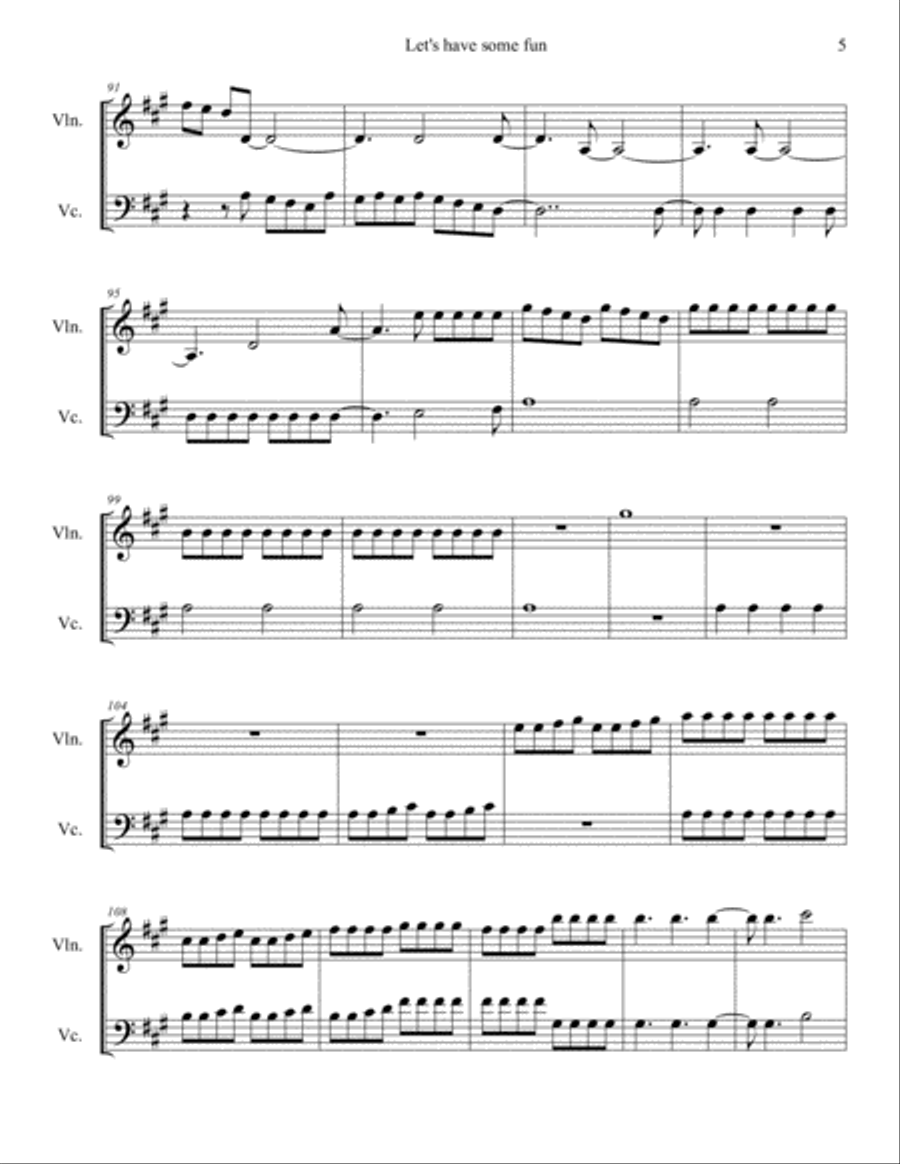 Let's Have Some Fun Small Ensemble scores gallery preview page 5