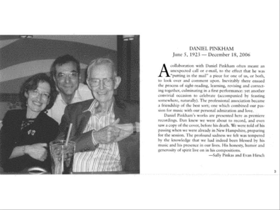 Daniel Pinkham: Piano Music, Volume II Piano scores gallery preview page 3