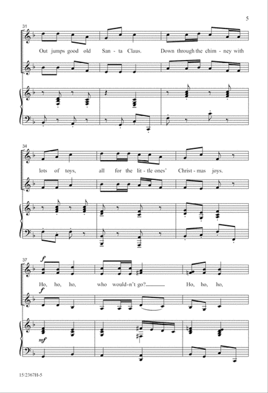 A Family Christmas Spectacular SSA scores gallery preview page 6