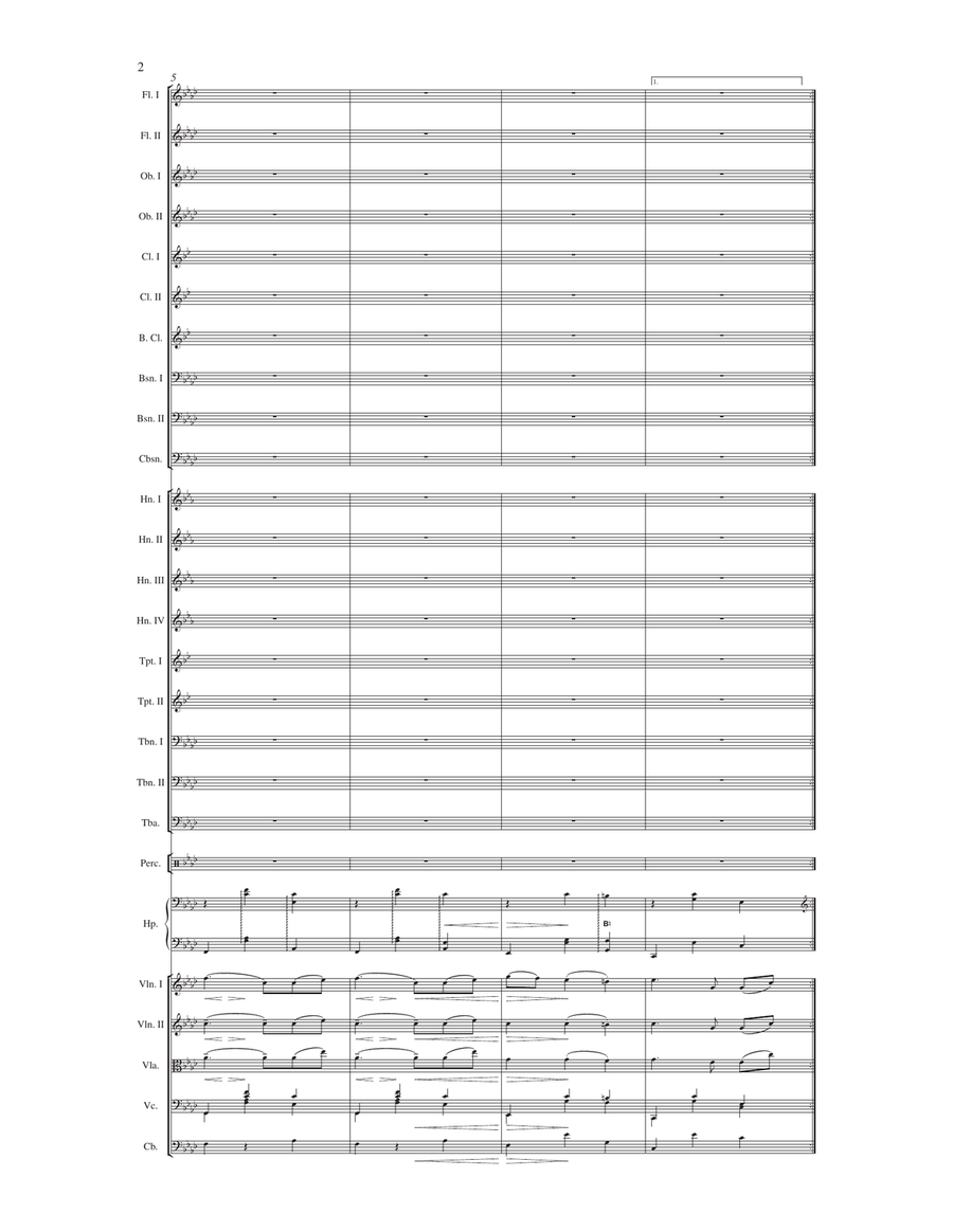 Waltz in A-flat Major, Op. 39 Full Orchestra scores gallery preview page 4