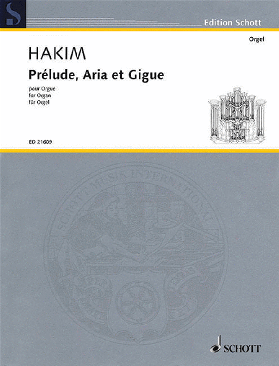 Prélude, Aria et Gigue