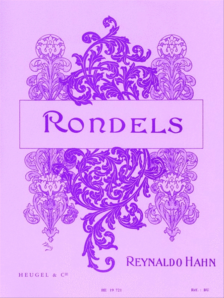 Rondels, For Satb Choir And Piano