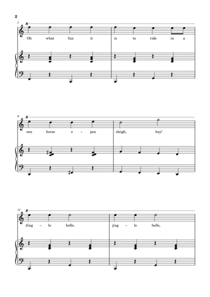 Jingle Bells Fun Duet For 3 Hands! (Verse & Chorus) image number null
