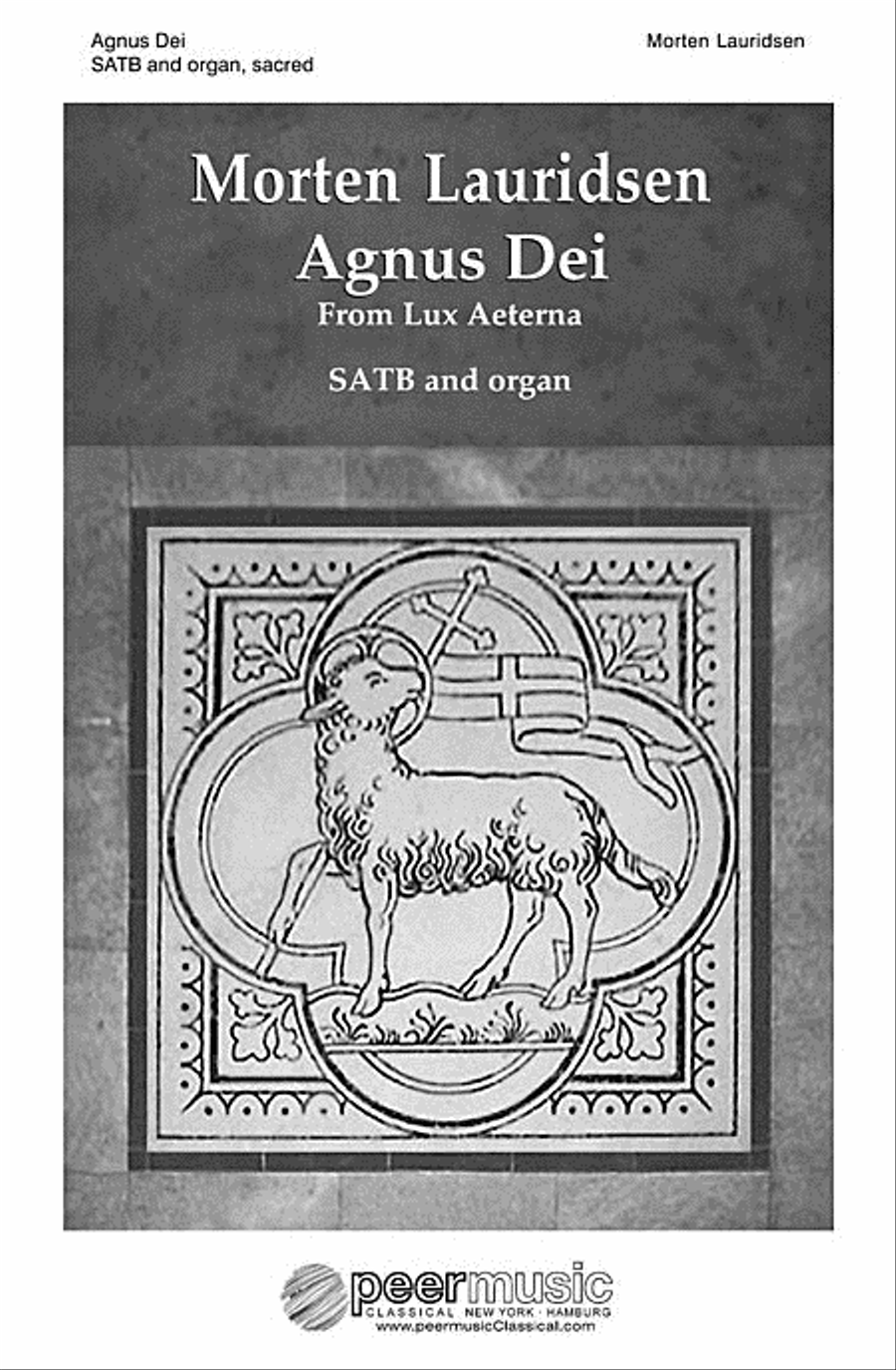 Agnus Dei Agnus Dei 4-Part scores gallery preview page 1