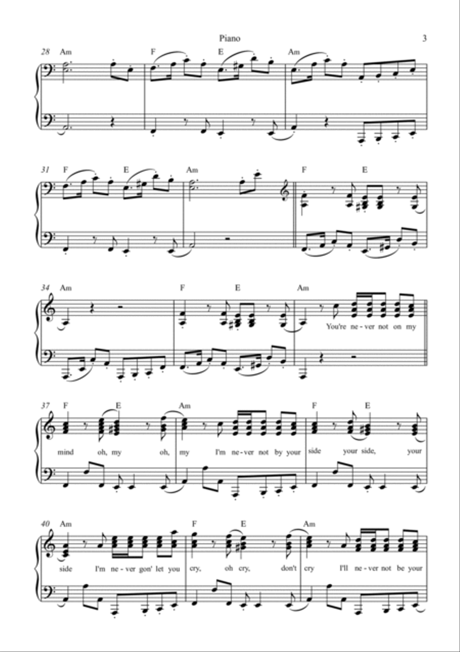 Nobody Like U Voice scores gallery preview page 3