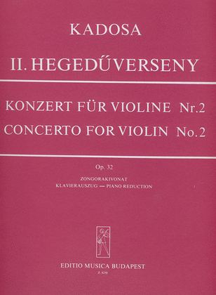 Konzert für Violine Nr. 2 op. 32
