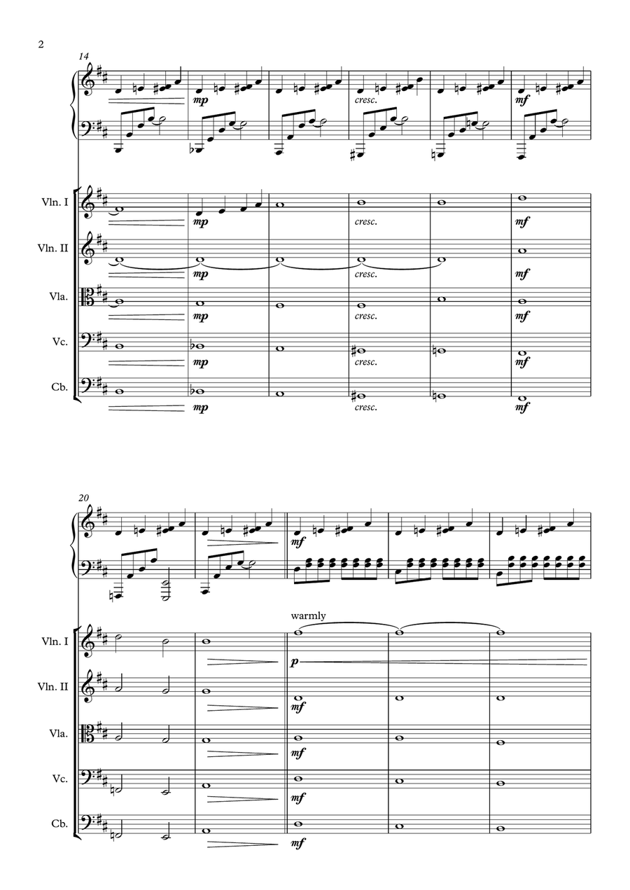 The Crisis from THE LEGEND OF 1900 Small Ensemble scores gallery preview page 4