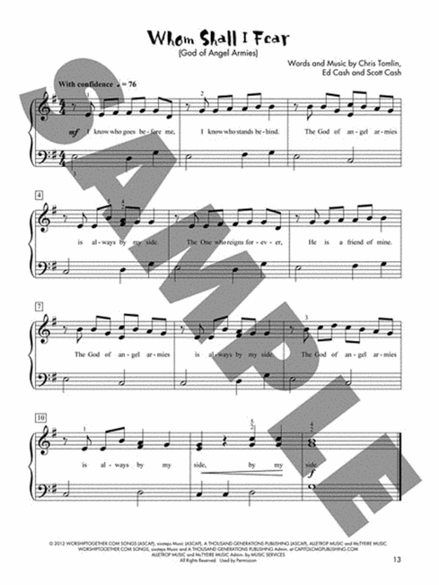 The Worship Piano Method Songbook - Level 2 image number null