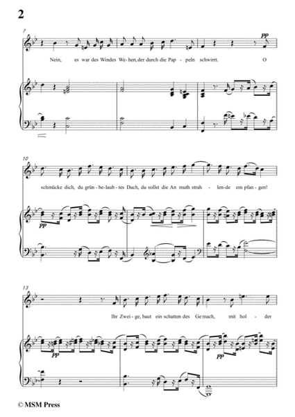 Schubert-Die Erwartung,Op.116,in B flat Major,for Voice&Piano image number null