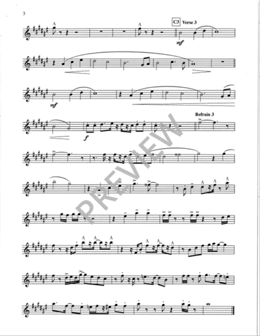 Incredible Abundance - Instrument edition Alto Saxophone scores gallery preview page 4