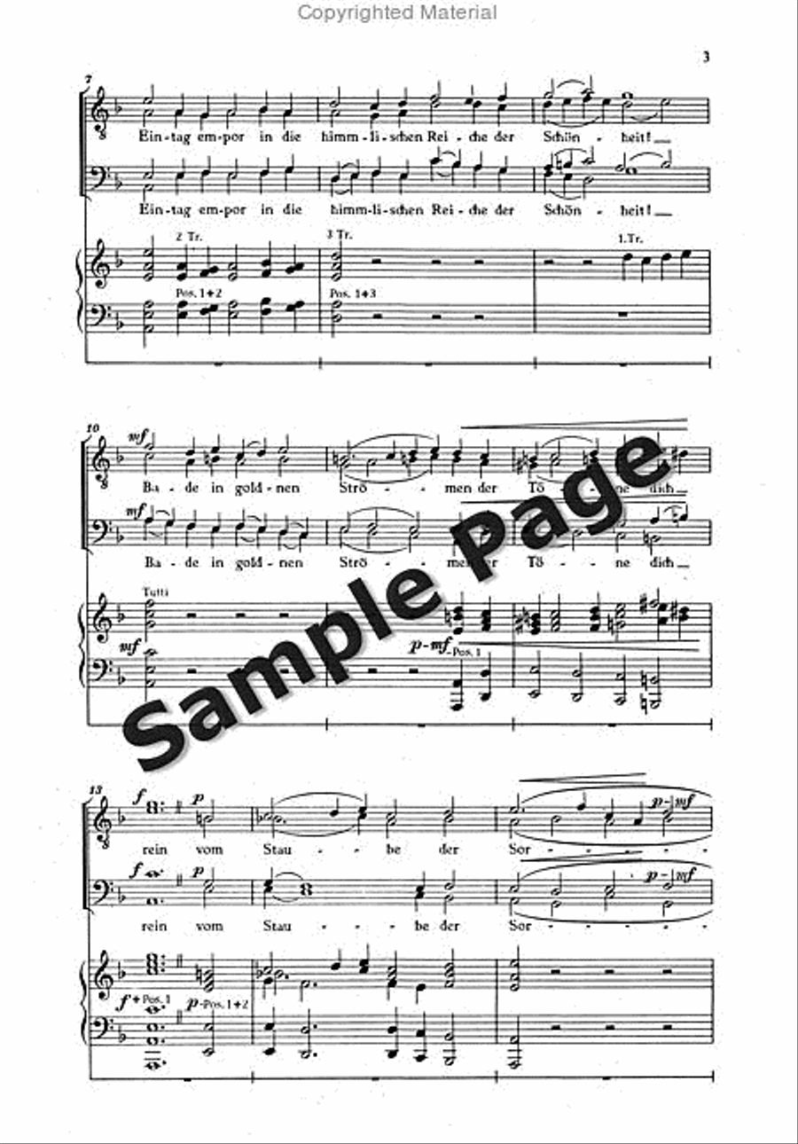 Wittmer El Festliche Hymne Men's Choir scores gallery preview page 3