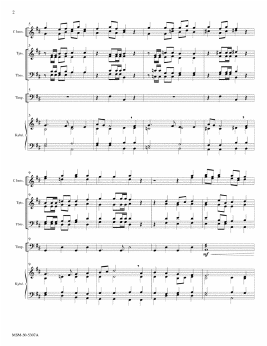 God's Dwelling Place Choir scores gallery preview page 2