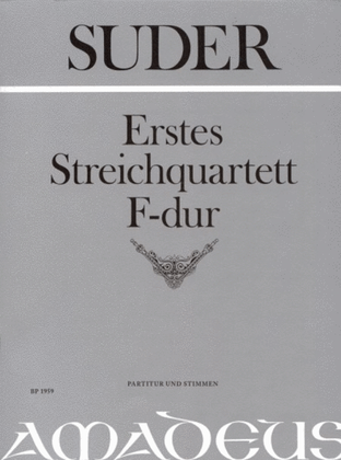 Book cover for String Quartet No. 1 in F Major