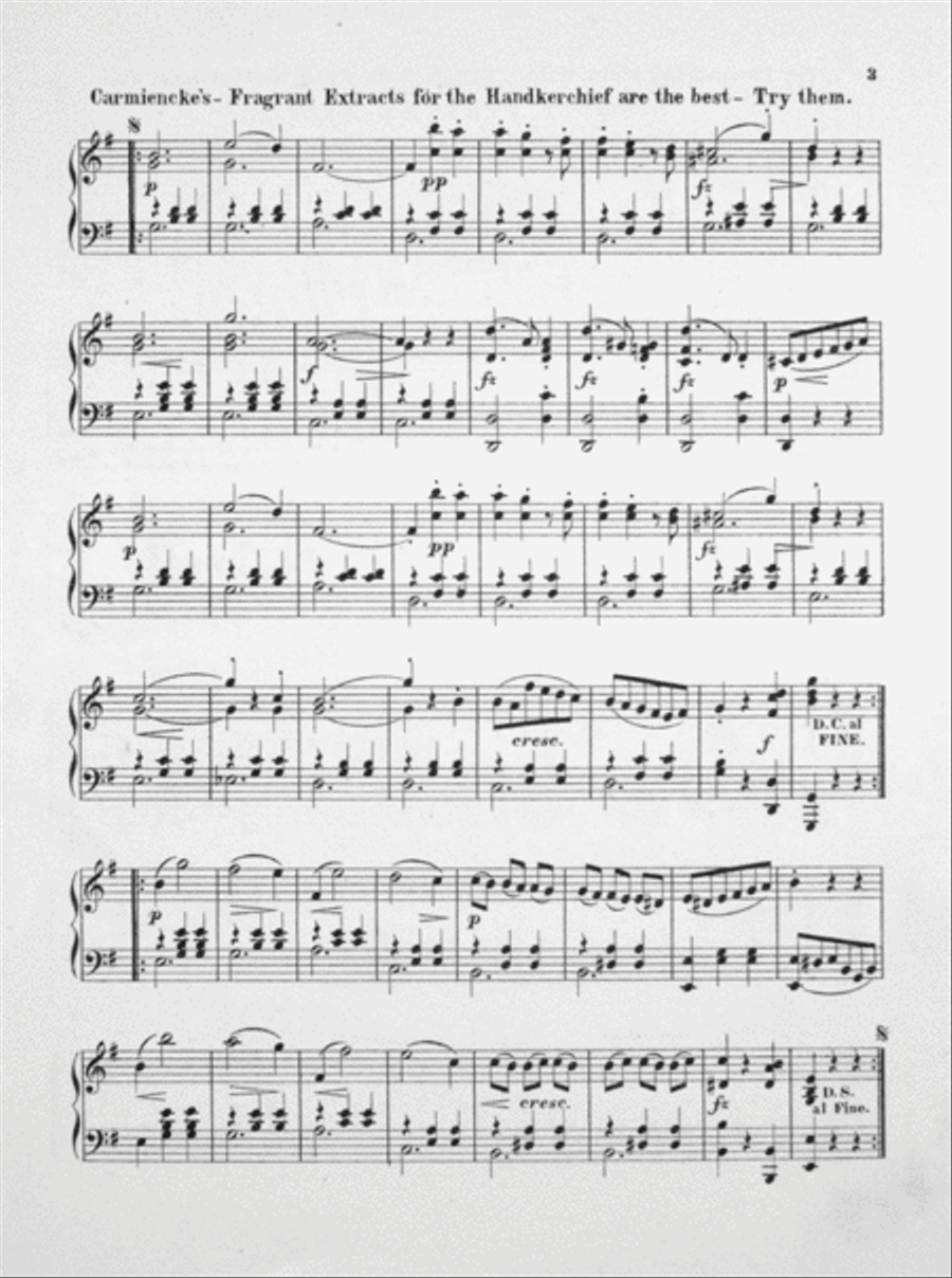 Sweet Perfume. Waltz Piano Solo scores gallery preview page 3