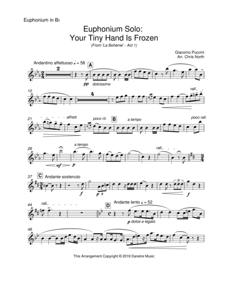 Your Tiny Hand Is Frozen (Euphonium & Piano) image number null