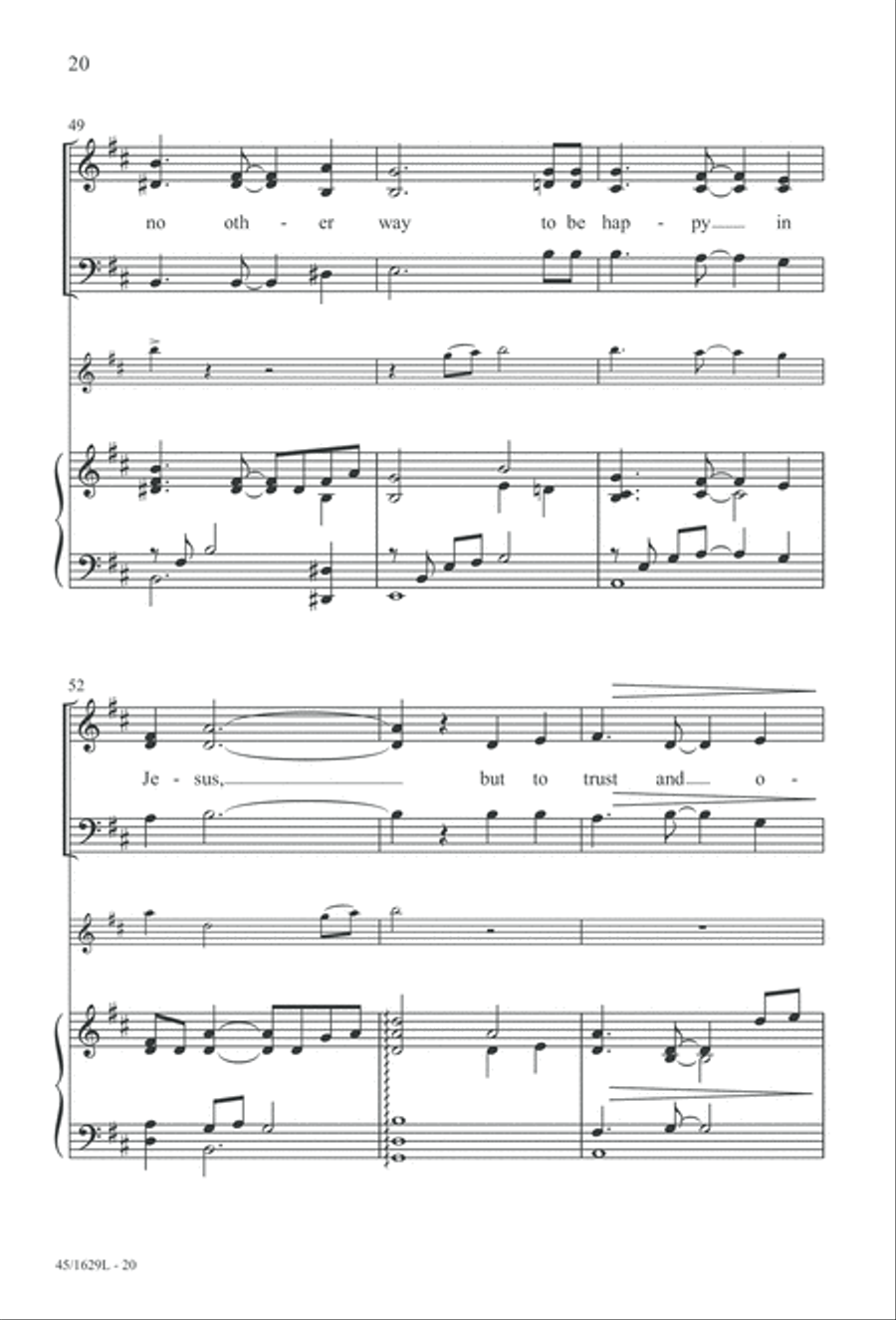 Hymns We Love to Sing, Vol. 2 3-Part scores gallery preview page 20