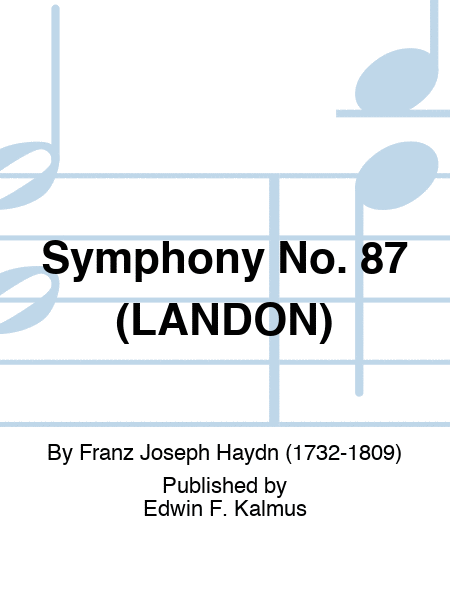 Symphony No. 87 (LANDON)