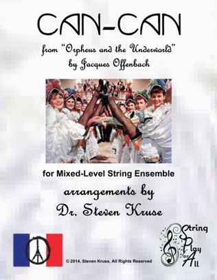 Can-Can from Orpheus and the Underworld for Multi-Level String Orchestra