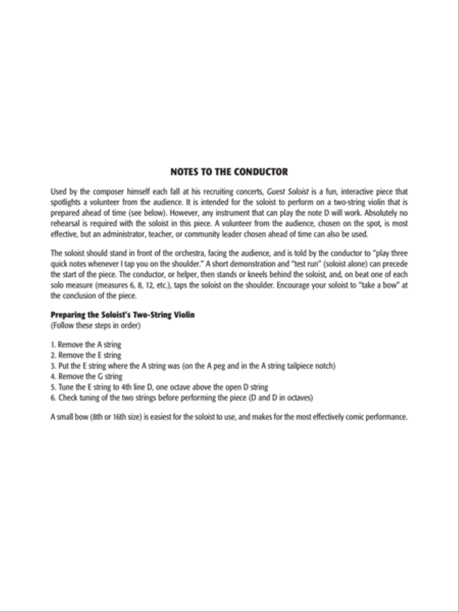 Guest Soloist: Score String Orchestra scores gallery preview page 2