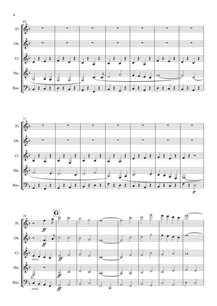Holst: 2nd Suite in F Op.28 No.2 Mvt. I. March - wind quintet image number null